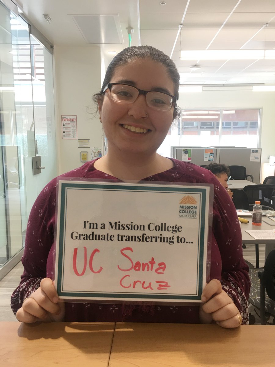 go2MissionSC's tweet image. We think she made a great choice and headed to @ucsc! 
#ucsc #thinkucsc

Showing off our #transfer #success! @CalCommColleges #MissionSCgrads @CCC2UC
