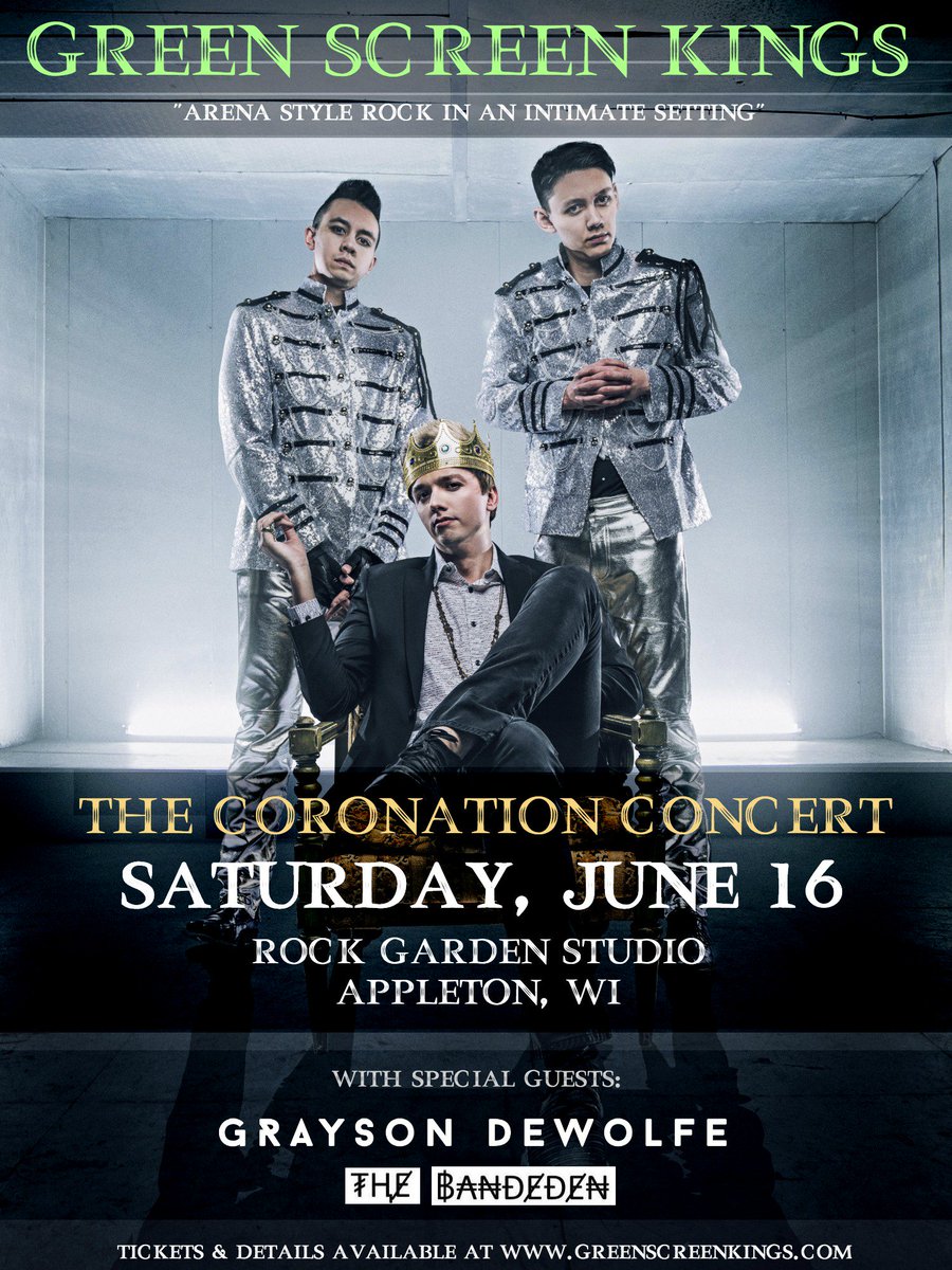 GSKband's tweet photo. k̶i̶d̶ NO MORE 👑
k̶i̶d̶ NO MORE 👑
k̶i̶d̶ NO MORE 👑

APPLETON, WI: JUNE 16.
GSK ASCENDS TO A NEW THRONE.

Tix:
https://t.co/RnsMMh6QEz https://t.co/yHdBb5nA95