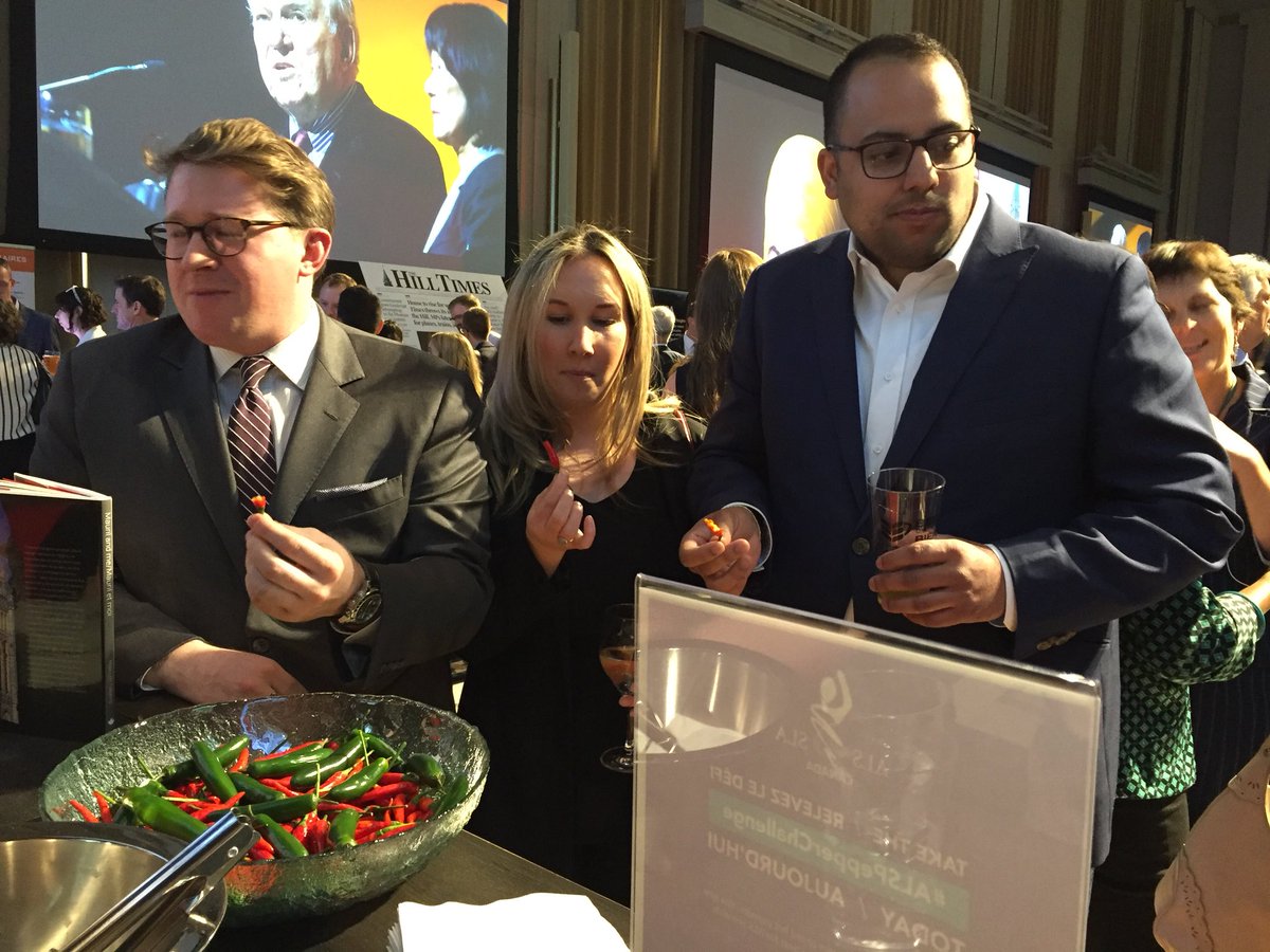 ALSCanada's tweet image. Thank you to @TheHillTimes for giving us the opportunity to bring the heat to the #partyonthehill ... who’s up next? #alspepperchallenge