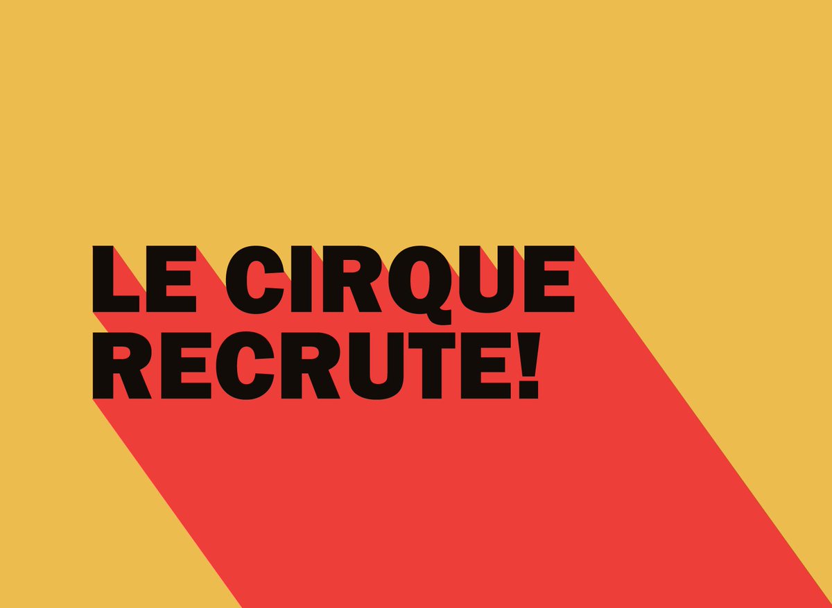 RECRUTEMENT | Vous désirez vous impliquer lors du Festival ? Joignez-vous à nous en tant que bénévole en vous inscrivant ici : ow.ly/MuHu30k4yv7 #jesuiscirque