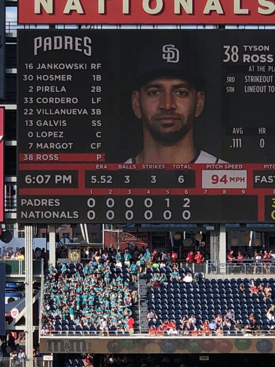 SunMonsterNats's tweet photo. #TysonRoss is having a good game, but I’m Team Joe. #onepursuit @JoeRoss21 https://t.co/tqB20YBFWA