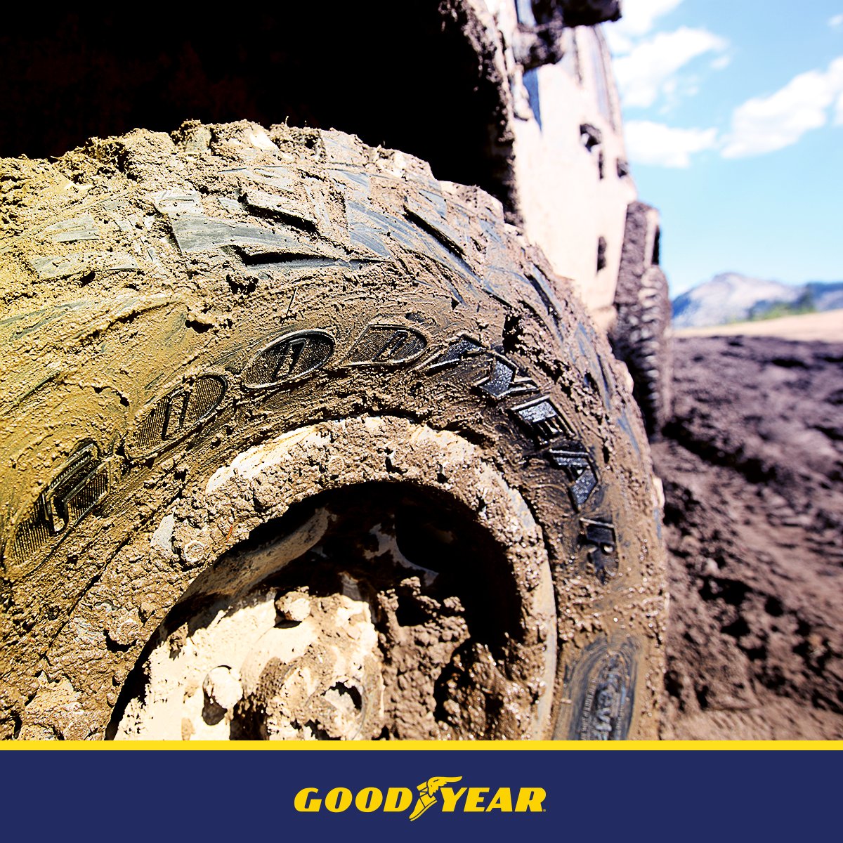 GoodyearCo's tweet photo. Nuestras llantas Wrangler salen ilesas por más difícil que se ponga el terreno, cuidan tu vehículo y te aseguran un buen agarre y estabilidad. https://t.co/oPSpnJM66b