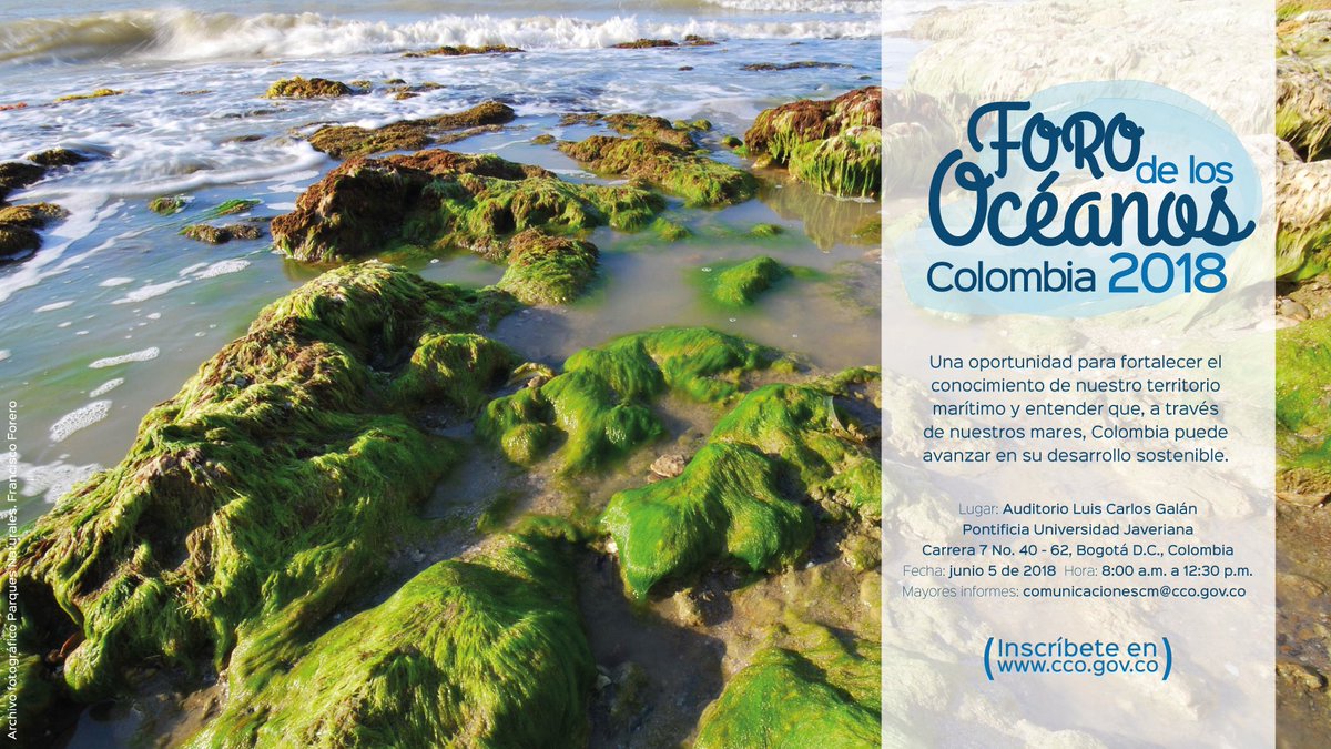 [AVISO]No te pierdas el próximo 5 de junio se llevará a cabo el Foro de los océanos 2018. El evento es con cupo limitado y debes inscribirte a través de bit.ly/2GmuchT. Te esperamos.