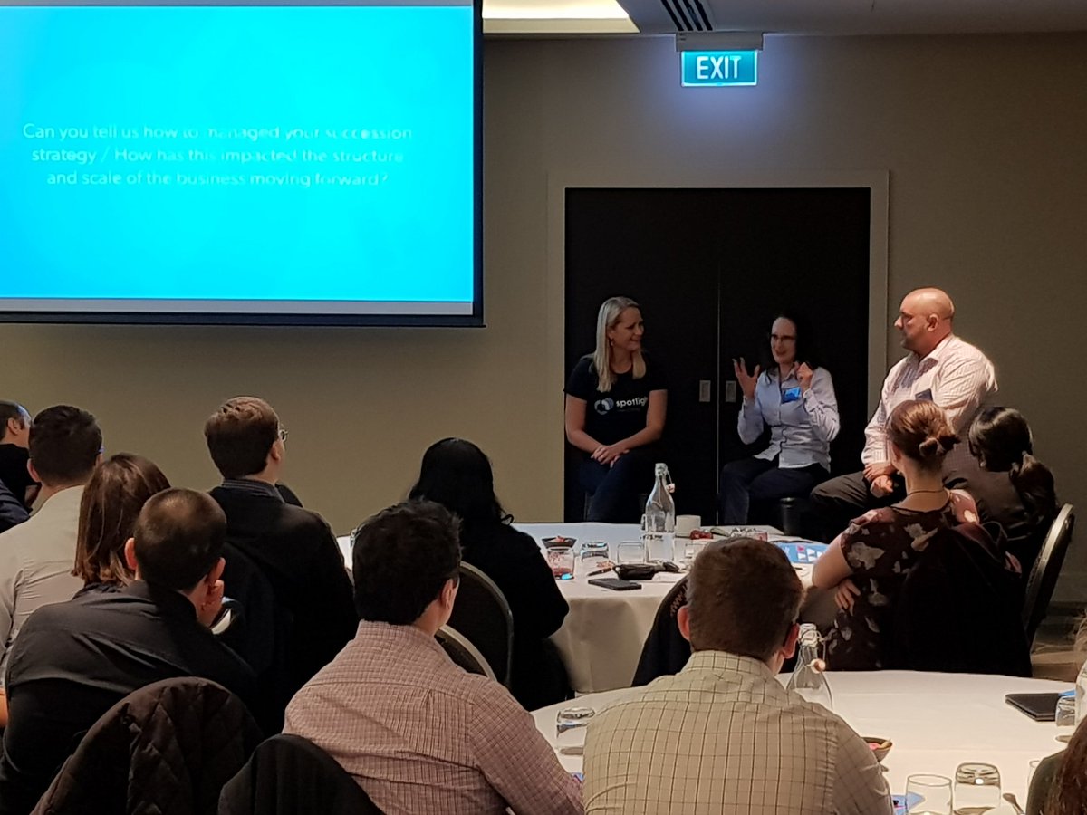 spotlightrep's tweet photo. .@avrilhillind @laurensonca @arranstone247 deep dive on how to manage your firms success strategy and client onboarding. #ban_excuses #transformSR https://t.co/Gmr3tYFR5d