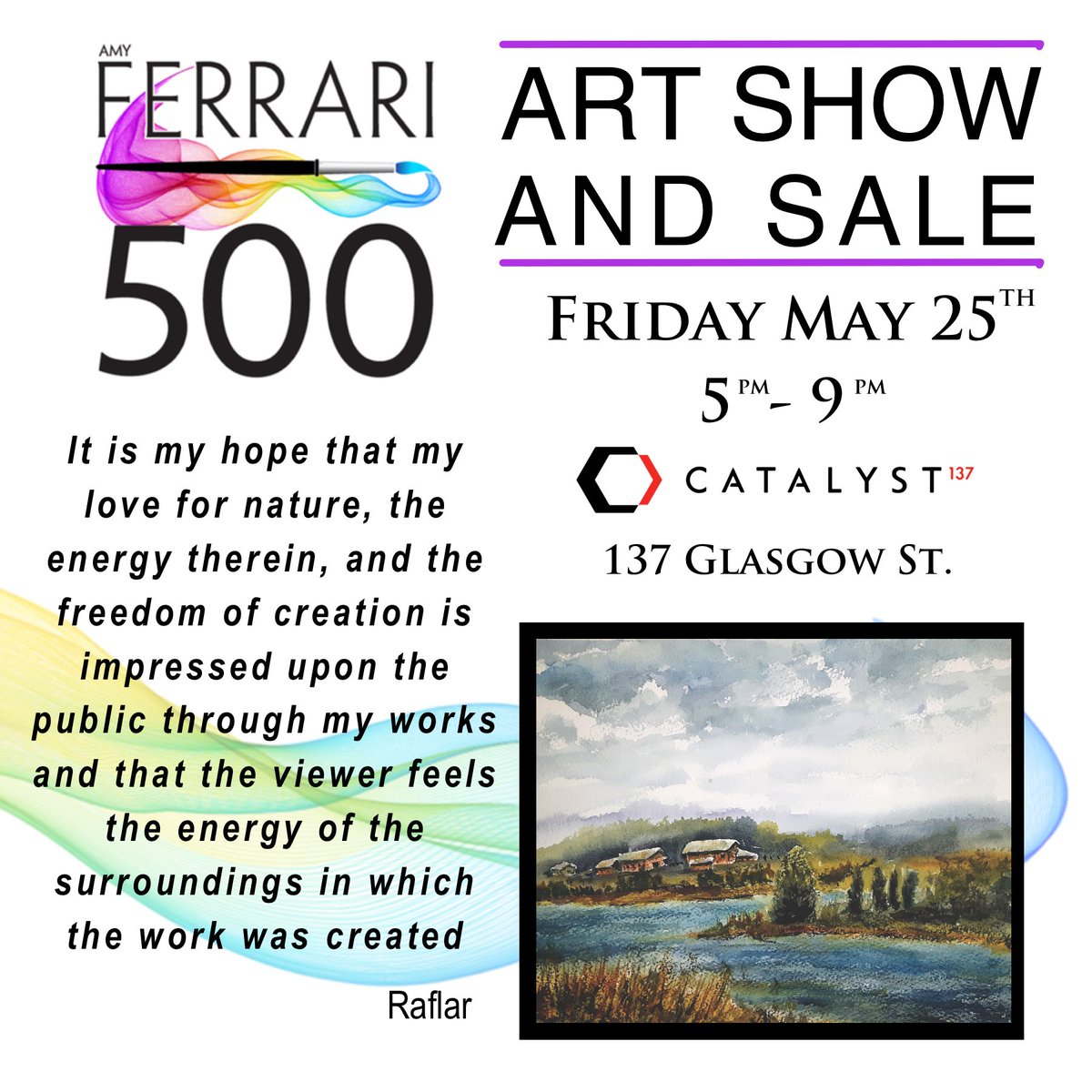 Amazing Artists, Amazing Art. 2 more sleeps