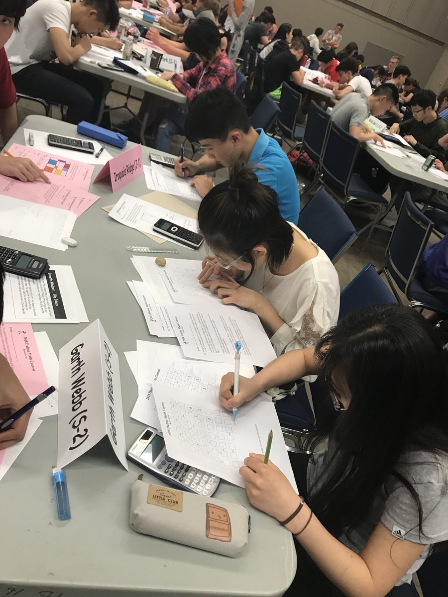 MsTanHDSB's tweet photo. #GWSSMath #mathletes doing us proud at the Halton Math contest finals @GWSSMathSci @GarthWebbSS https://t.co/4K1VQkw6sG