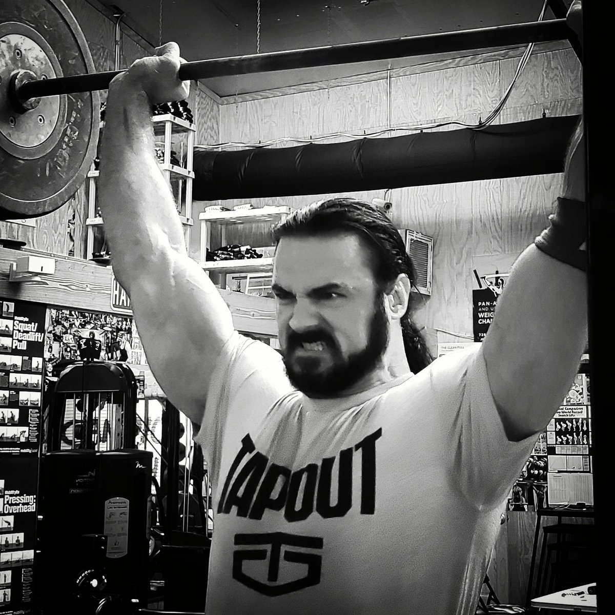 HardNocksSouth's tweet photo. Today, exactly 6 months post biceps surgery, @DMcIntyreWWE entered the 1 ton club with this overhead press. Stronger now than he has ever been. Sometimes getting knocked down is what you need to learn to stand tall. #mogyapp #powerlifting #bodybuilding #gym #scotland https://t.co/tgSoO8q8tD