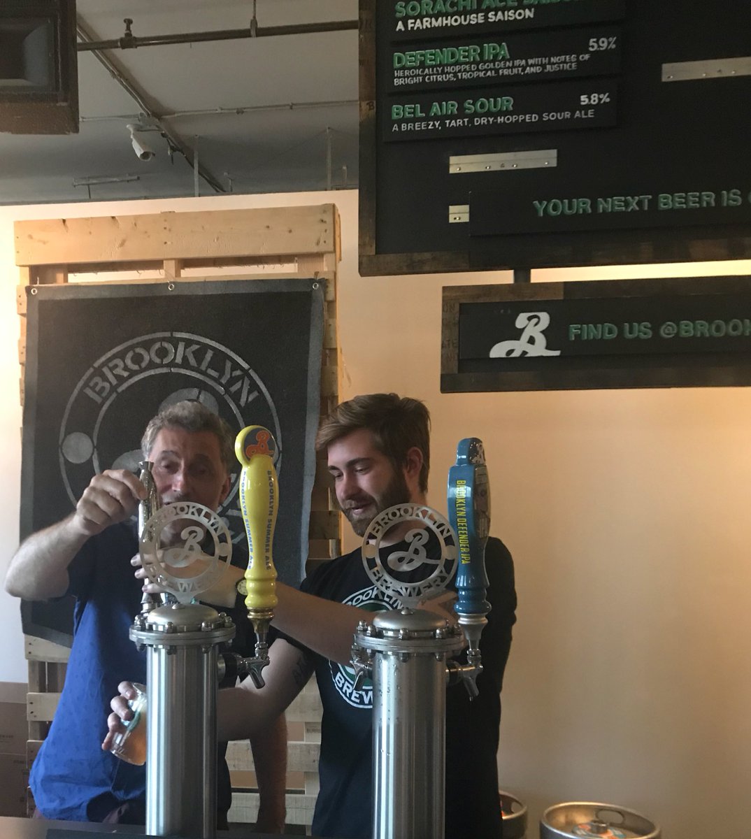 SnowytheDoggie's tweet image. Do not let this man pull your @BrooklynBrewery #DefenderBeer, let the professionals handle it