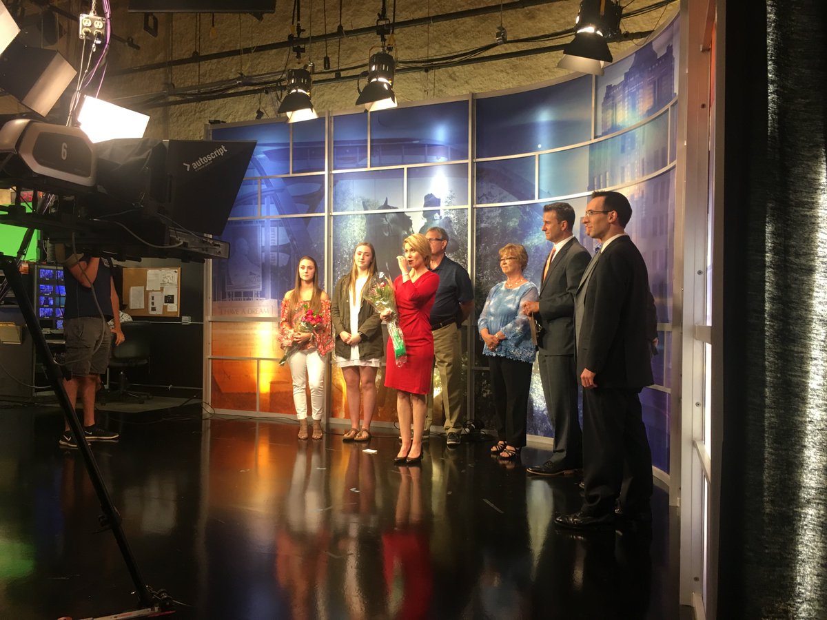 Very special moment and classy goodbye. Best of luck, Heather!