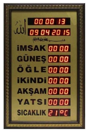 Ezan Okuyan Saat İmsakiye Ev ve Büro Tipi Küçük Boy - Ezan Okuyan - Dijital Saat İmsakiye  Vakitmatik - Ezan Okuyan 
İncelemek İçin TIKLAYIN  bit.ly/2KOCsKt