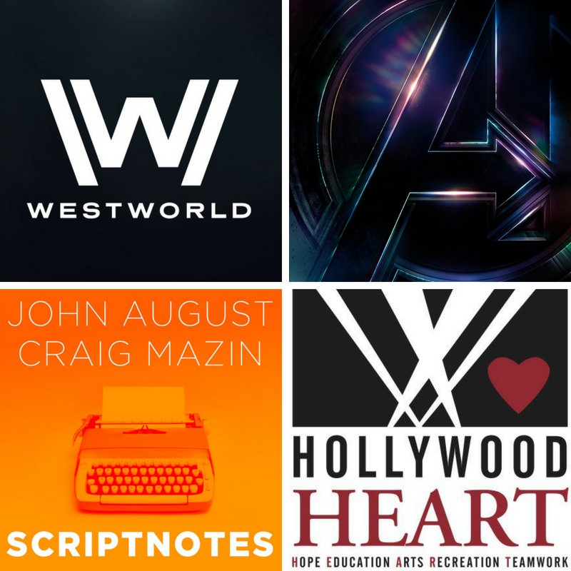 HollywdHEART's tweet photo. HUGE thanks to hosts @johnaugust &amp; @clmazin for a fantastic live #Scriptnotes event at the @ArcLightCinemas last night! And thanks to the amazing speakers #LisaJoy, #JonahNolan, #ChristopherMarkus, &amp; #StephenMcFeely for an awesome panel &amp; for chatting w/ so many folks afterwards! https://t.co/kwHXPXXBAm