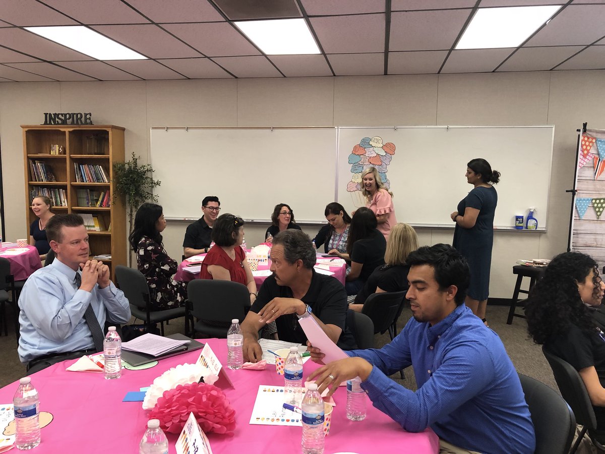 HR_Burton's tweet photo. Celebrating the teacher teams who worked so hard to create curriculum guides for their department! #BSDpride #bsdproud https://t.co/7R6HcPnAD1