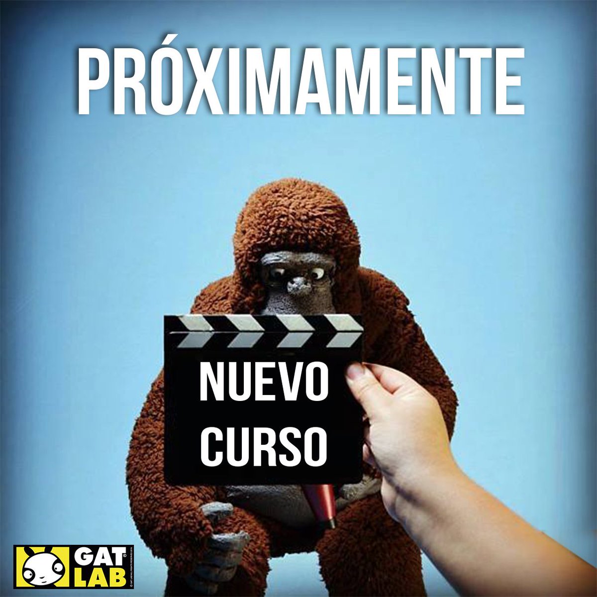 GatLabAnimation's tweet photo. Una nueva oportunidad está cerca. ¡Espérala!

#SoyGATLab #NuevoCurso #Animación #StopMotion https://t.co/vU7nop1RbT