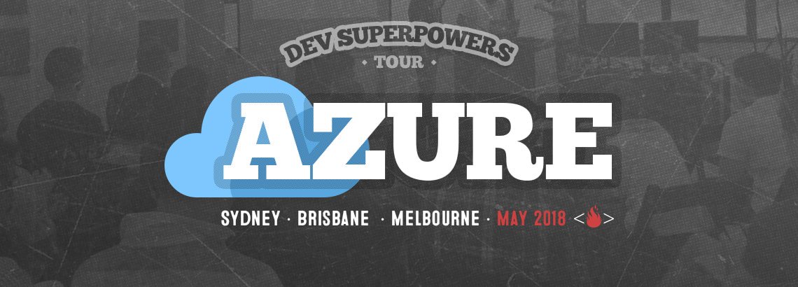 SSW_TV's tweet image. #Sydney, are you #cloudready? Want to learn more about @Azure? TOMORROW join the #AzureSuperpowers Tour and learn the best new features and #apps to get you started! | Limited tickets still available:  r.ssw.com/Azure-SuperPow… | May 25 #cloud  #cloudsecurity #cognitivefunctions