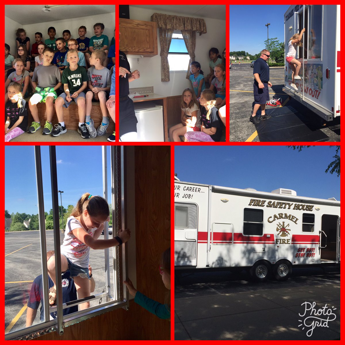 Thanks to the Carmel Fire Department for teaching us about fire safety today.