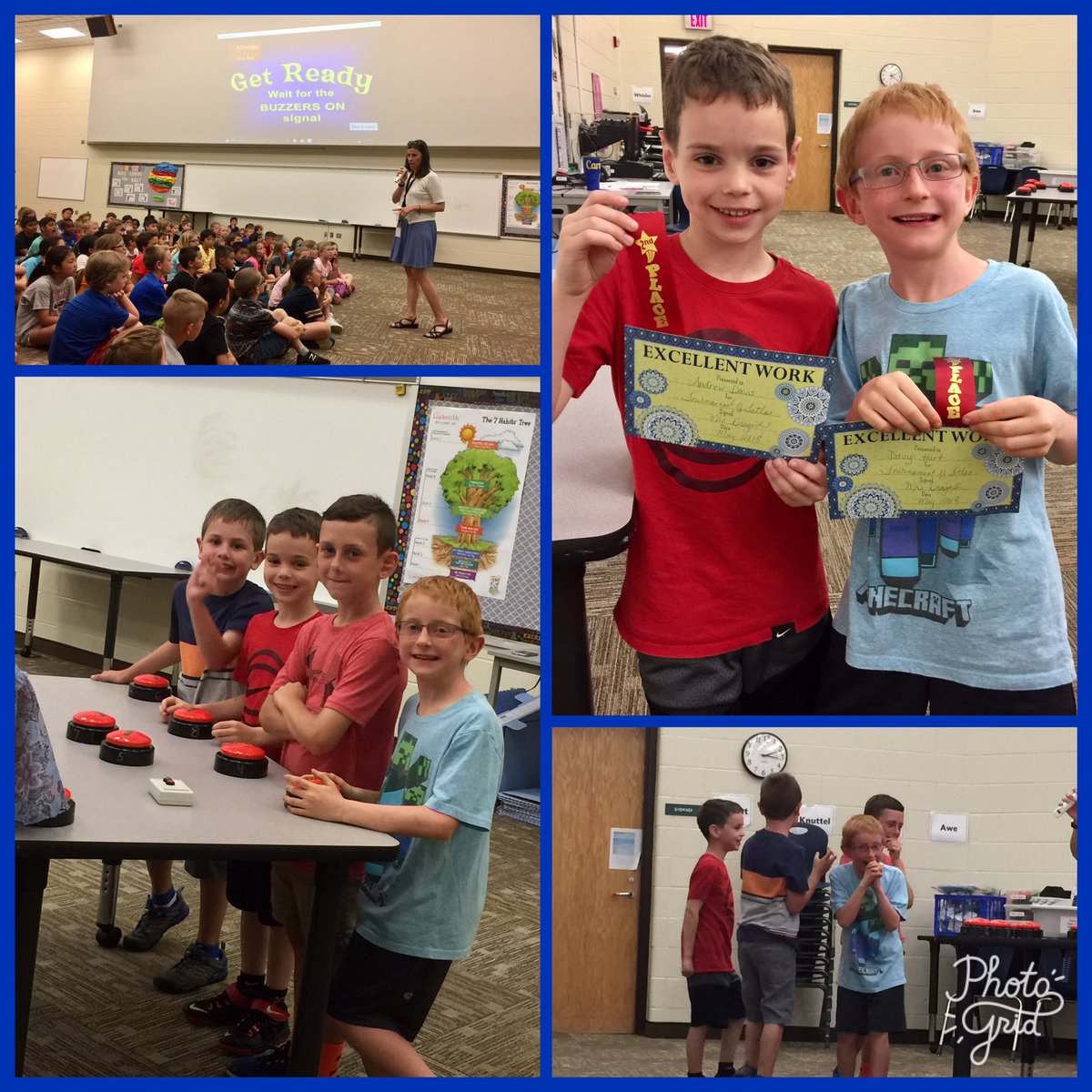 Congratulations to these 2nd grade boys for representing all of 2nd grade in the Tournament of Titles!