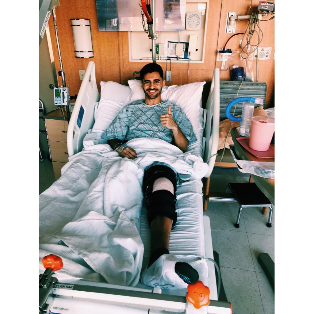 EustaquioMauro's tweet photo. Thank you for all the msgs! Recovery starts today! Super determined and excited for the process! Missing field time already ⚽️💪🏽 https://t.co/fzUzxS2H3u