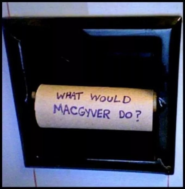 Luke Romyn on Twitter: "I'm pretty sure MacGyver would make a ...