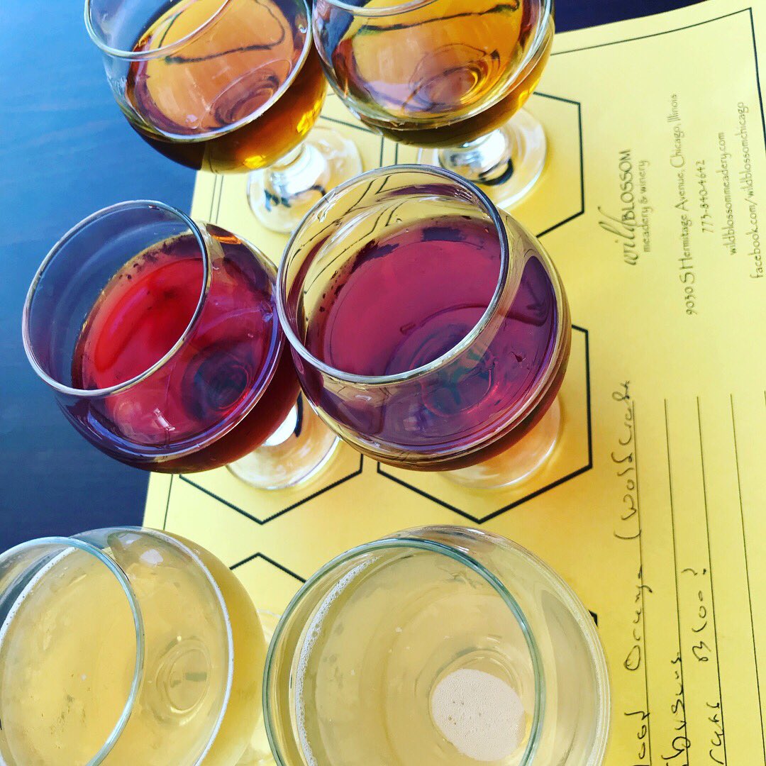 SEEChicagoWGN's tweet photo. Mead Believer! If you have never tasted mead before, check it off your bucket list @wildblossommeadery #chicago #original #mead #winery #beverly #bees #flowernectar #sweetdesire #cantgetenough #smooth https://t.co/0rcjT1AS4I