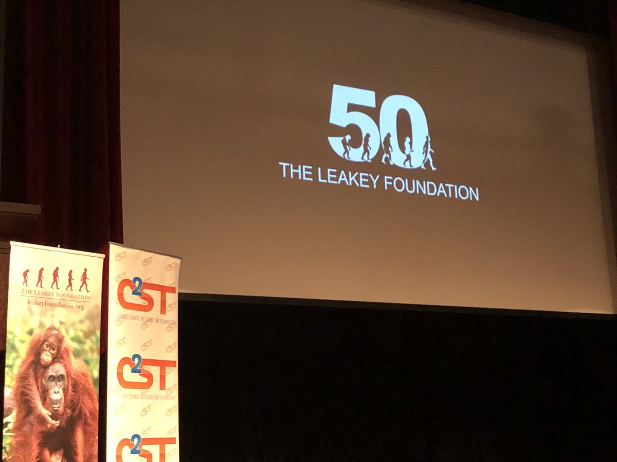 CurtAllee's tweet photo. Settling in to learn a bit about paleobiology. C2ST + The Leakey Foundation = Cool stuff! @C2ST #LeakeyFoundation https://t.co/ZiX3iN4WyC