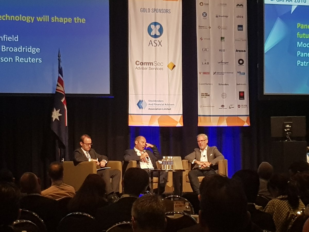 InvestmenTrends's tweet photo. We were delighted to participate in SAFAA 2018 on Thursday 24 May. Michael Blomfield discussed some of the fastest moving industry trends before moderating a lively panel session on how technology will
shape the future of business. #2018SAFAA https://t.co/Pj0UwjrQd4