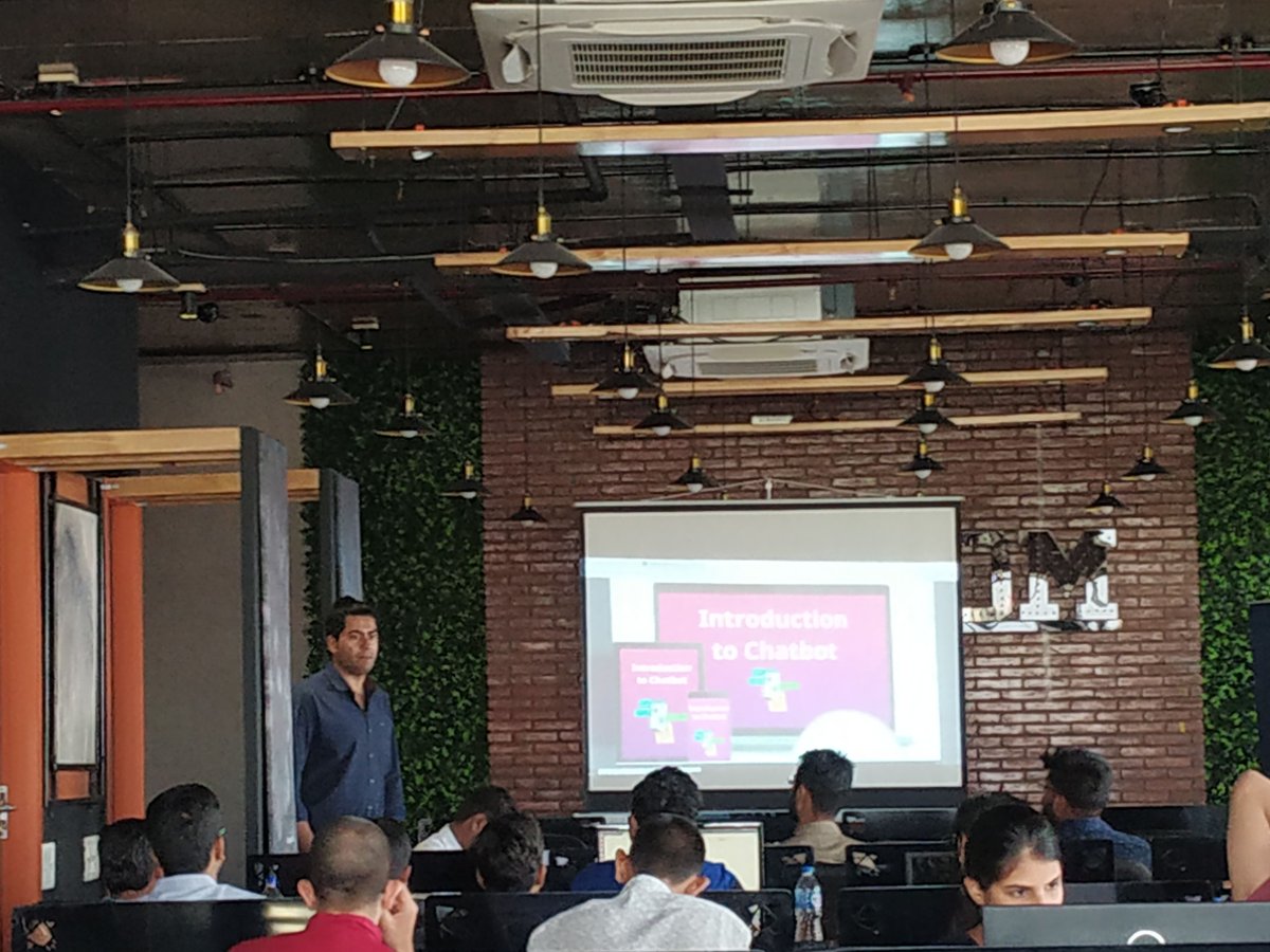 GyrixTechnoLabs's tweet photo. Throwback to an amazing time spent learning about the implementation of Chatbots and it's future, Kudos to Yash Sharma for an excellent speaker session in the Chatbots Meetup organized by #includeClub !!
#ChatbotsMeetup #GyrixTechnoLabs #FutureofAI #ThrowbackThursday https://t.co/Qy2kmpZJ3W