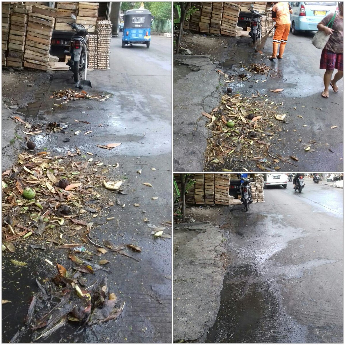 KelPadTimJU's tweet photo. Giat Membersihkan Jalan
#hpsnjakartautara 
#wkju
#pademangantimur
#ppsu
@Jl. Pademangan V Raya Gg.1 (Pasar Rajawali) https://t.co/sm0clhS2xQ