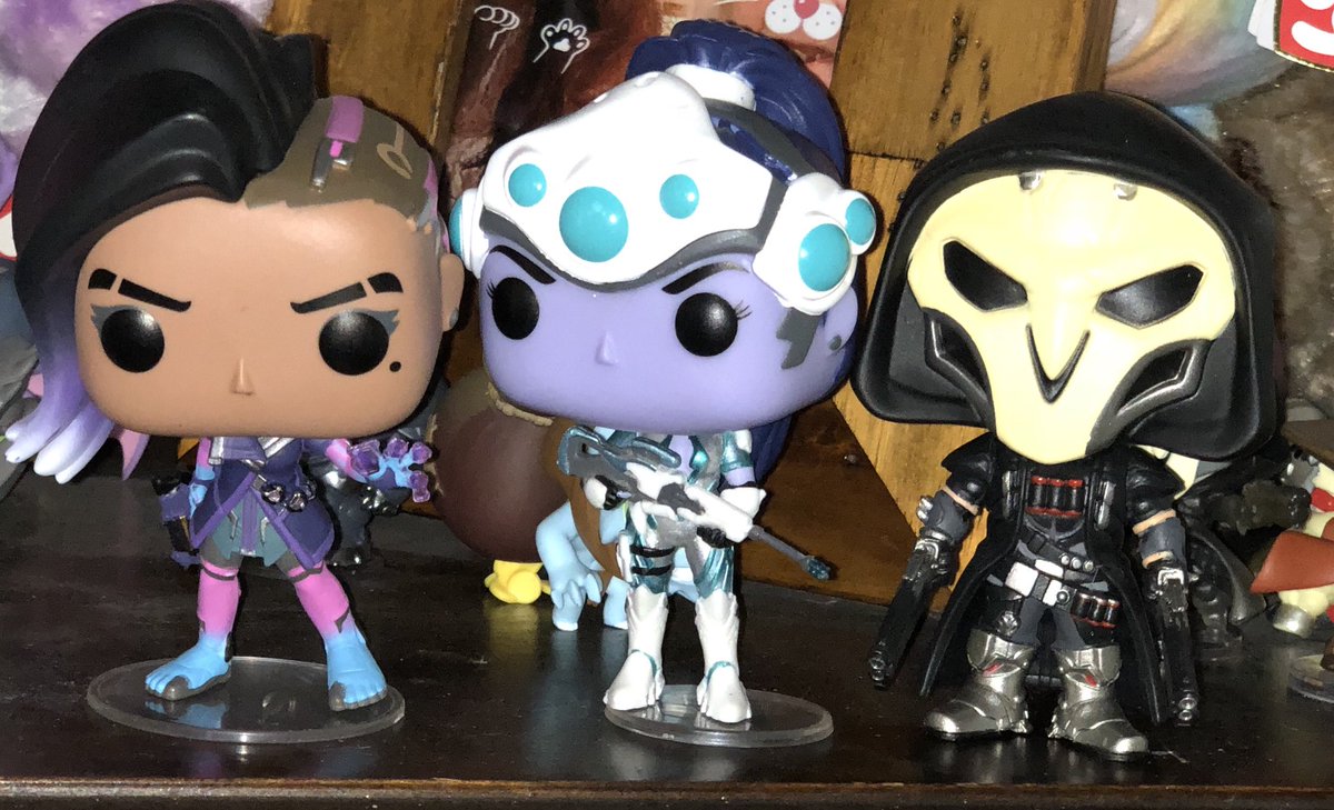 ForsakenInu's tweet image. @PlayOverwatch Checkout my collection so far! #POP #Overwatch #WidowmakerMain