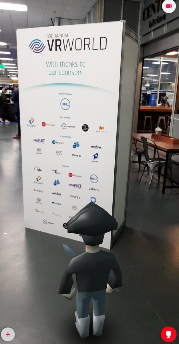 creatikal's tweet image. An #AugmentedReality Adventure in #London: part four:
Pirate: "Well, I learnt a lot! Thanks,
@VRWorldHQ!"
We had a great time &amp;amp; hope to see you all again next year!
@AiSolve @DellUK @umbra3d
@DigiCatapult @pearson @Inception_VR @seek_xr

#VRWorld #storytelling #AR
