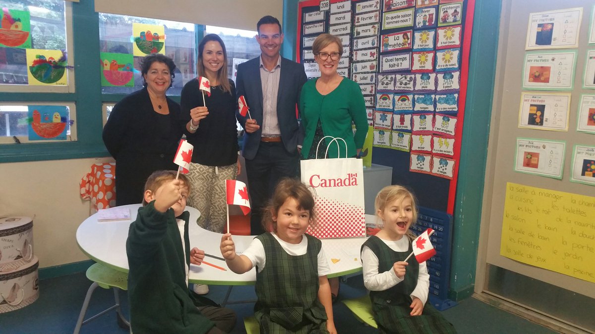 Diane Yanire (QuebecOz Club) and <a href="/lake_christiane/">christiane lake</a> (Canadian Consulate) visit Taren Point Public School who run an Inspiring French Immersion Program to raise a new generation of French speakers.
