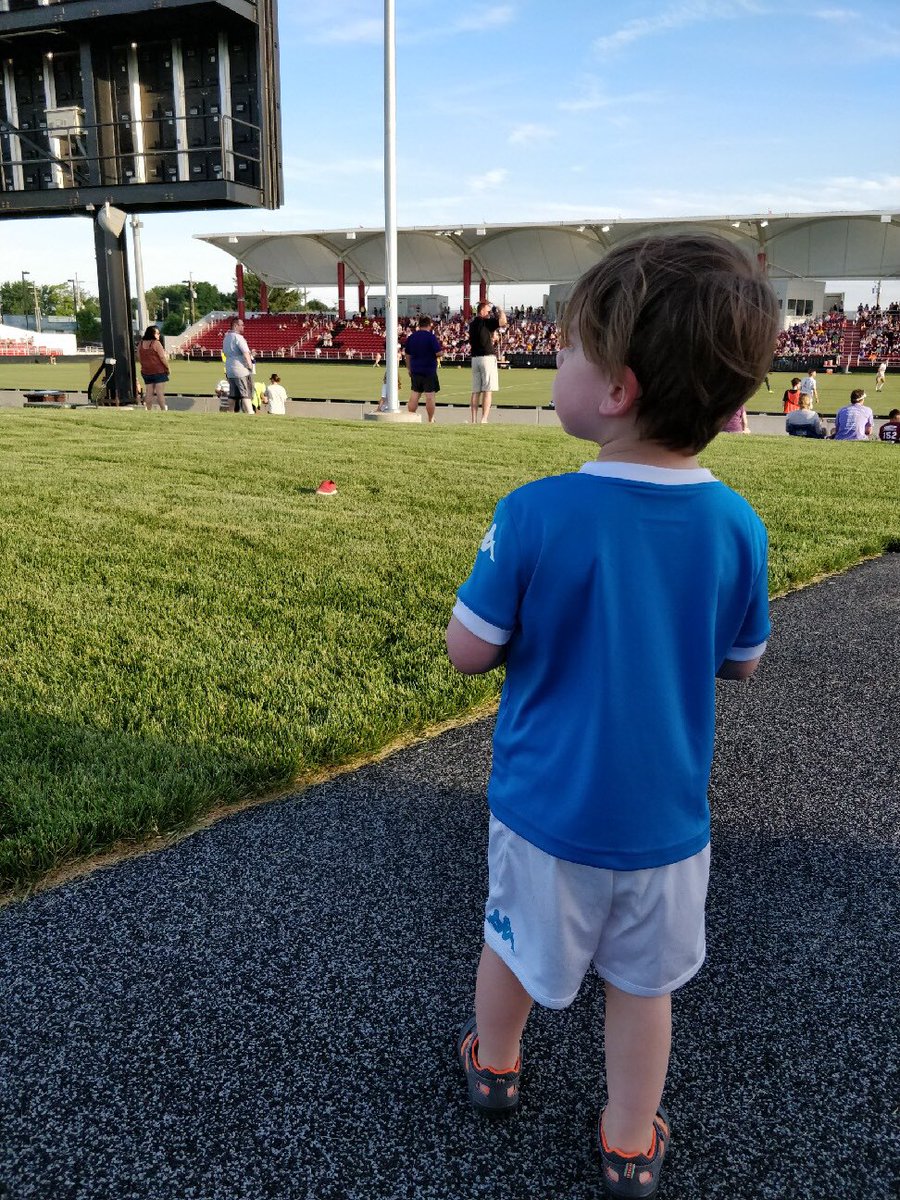 slgoodpaster's tweet photo. William at his first soccer game cheering on Lou City! @loucityfc https://t.co/0bHyos4pqr