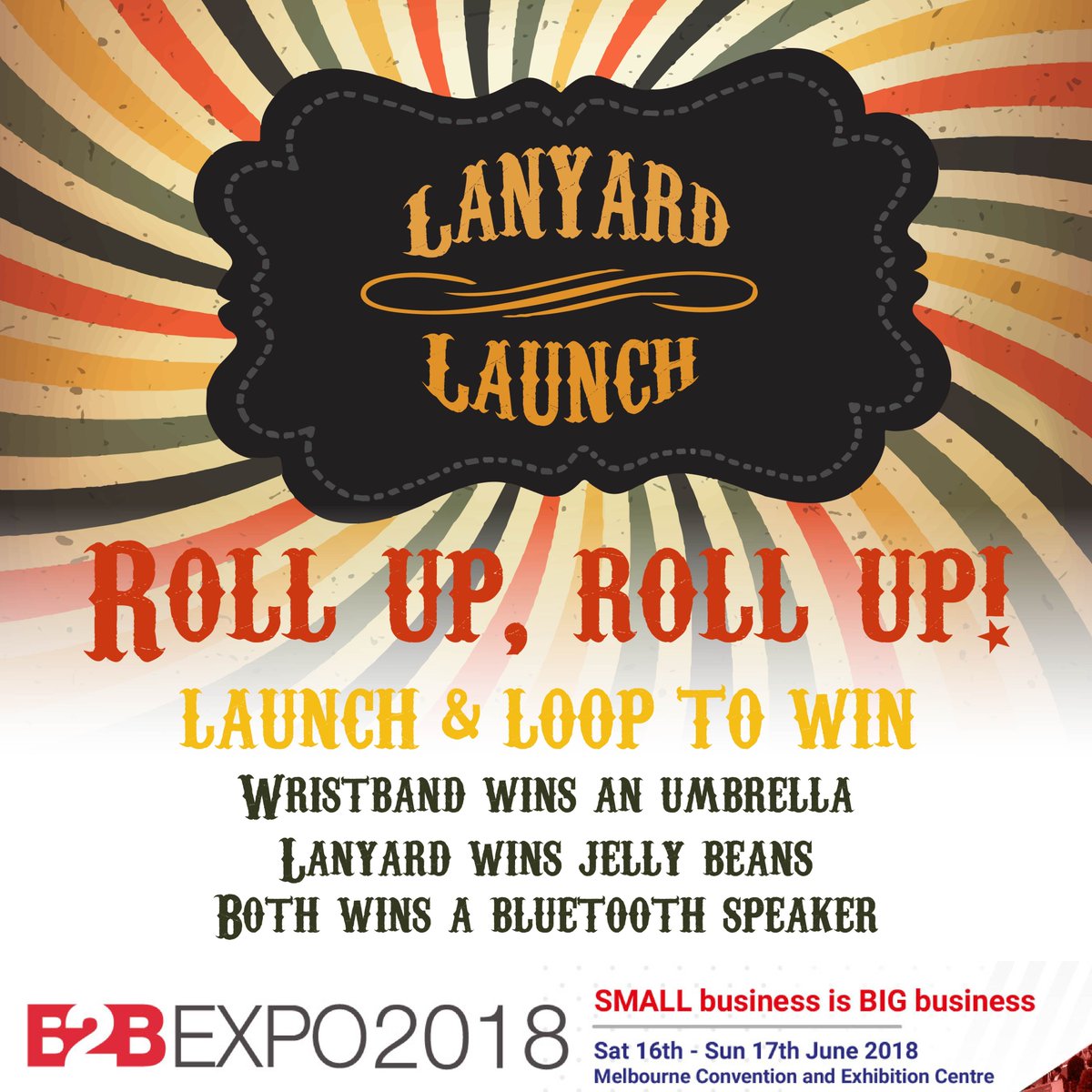 Signalpromoau's tweet photo. If you are attending the #B2BEXPOAUS18 at @MCEC this June, stop by our booth for the chance to win! @ABF_Events #signaleventsau #eventprofs #ausevents #promoprofs #corporategifts #game #winbig #B2BEXPO #melbourne #victoria #eventmerch https://t.co/s81kmkg0Co