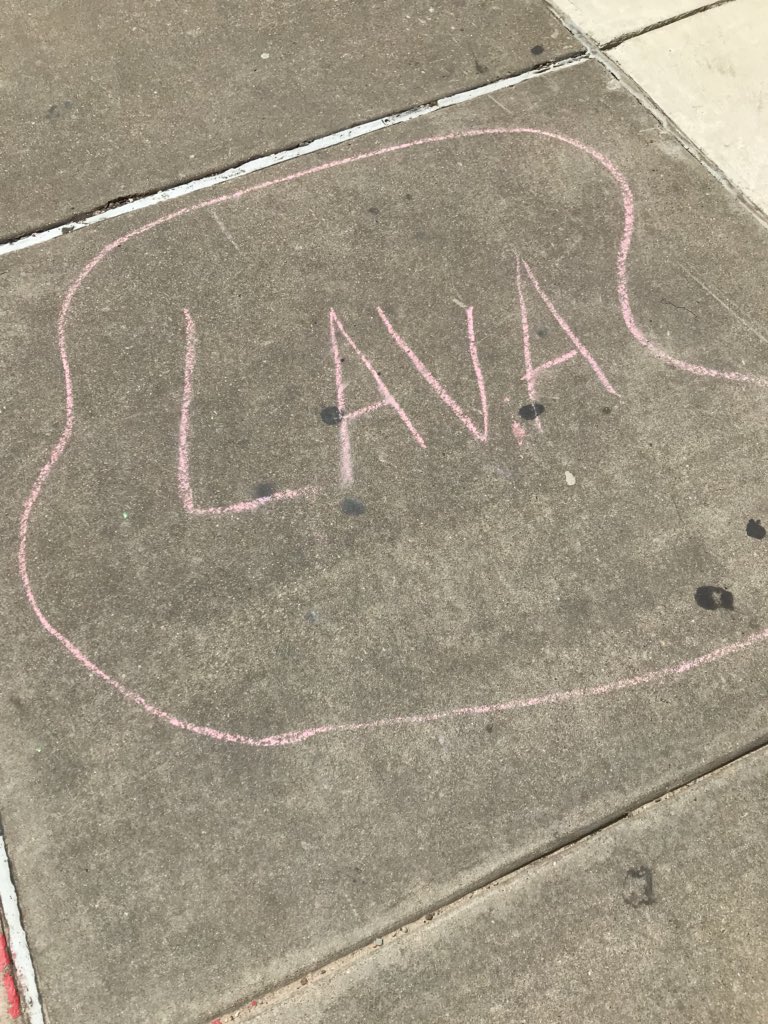 jenelisarhea's tweet photo. You’re never too old to hopscotch! 🏃🏻‍♀️🏃🏼‍♂️
Thanks @HenryAMCMS @dmorchat #watchforthelava 🌋 @AMCMSCatPRIDE #BeTheSpark https://t.co/quBP9mdX4w