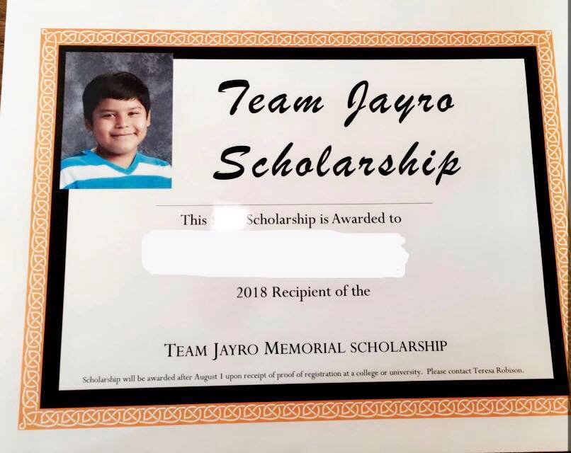 MadisonAlewel's tweet photo. 9-year-old Jayro Ponce was a fighter and his legacy will live on through a new memorial scholarship that honors him by helping those who portray what #TeamJayro is all about: Courage, perseverance and love.
@NewsChannel10: https://t.co/S2PKxLrLwZ https://t.co/heQrd9DPxl