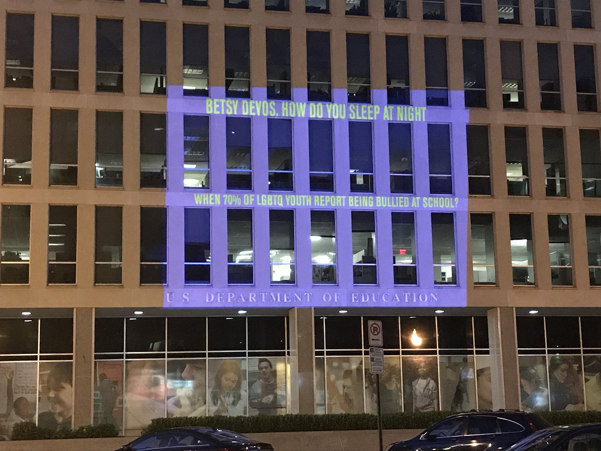HRC supports #LGBTQ youth by standing up to Betsy DeVos and her anti-equality agenda.