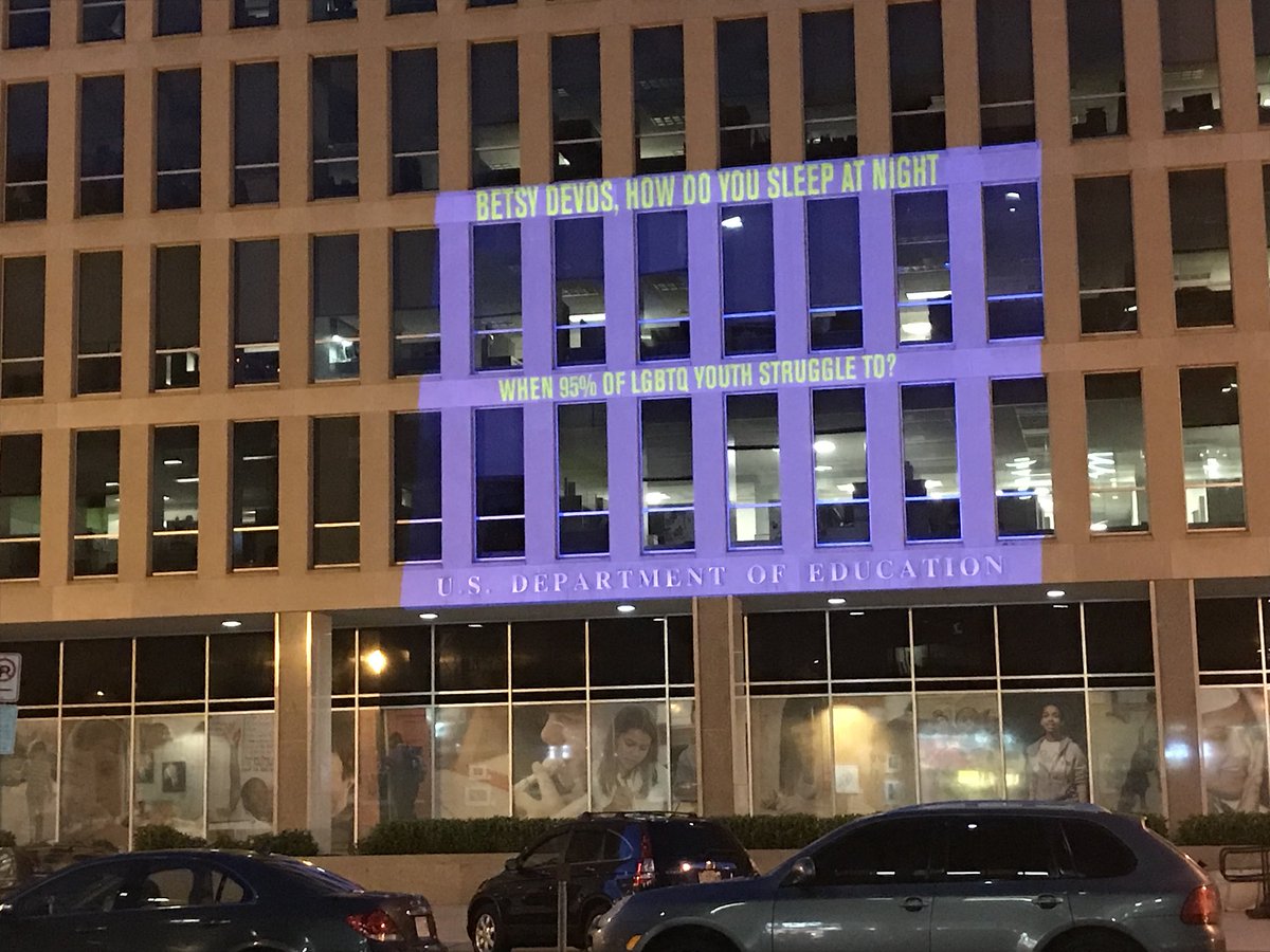 HRC supports #LGBTQ youth by standing up to Betsy DeVos and her anti-equality agenda.