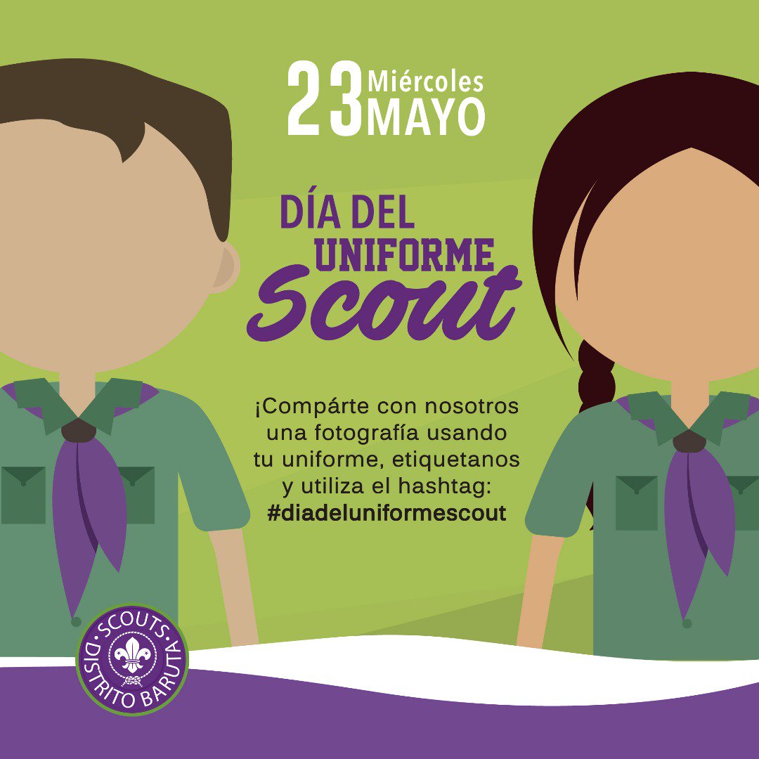 infoseonee's tweet photo. Feliz #diadeluniformescout https://t.co/EVZWSPhaZl