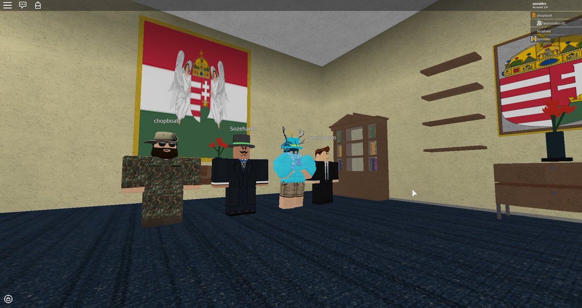 [Hungary - Sandor Palace] The Minister of Foreign Affairs, <a href="/sunsides/">Sunsides</a> have met with the King of Guatamala @SozehamRBLX to restore peace within the nations. We hope that this friendship lasts forever.