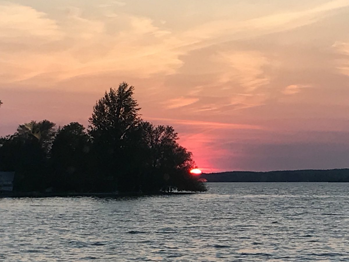 lkoster's tweet photo. At #OCMA2018 Learning about all the resources available to help our student with Math. Almost missed this beautiful sunset! https://t.co/kecEt9SkEA
