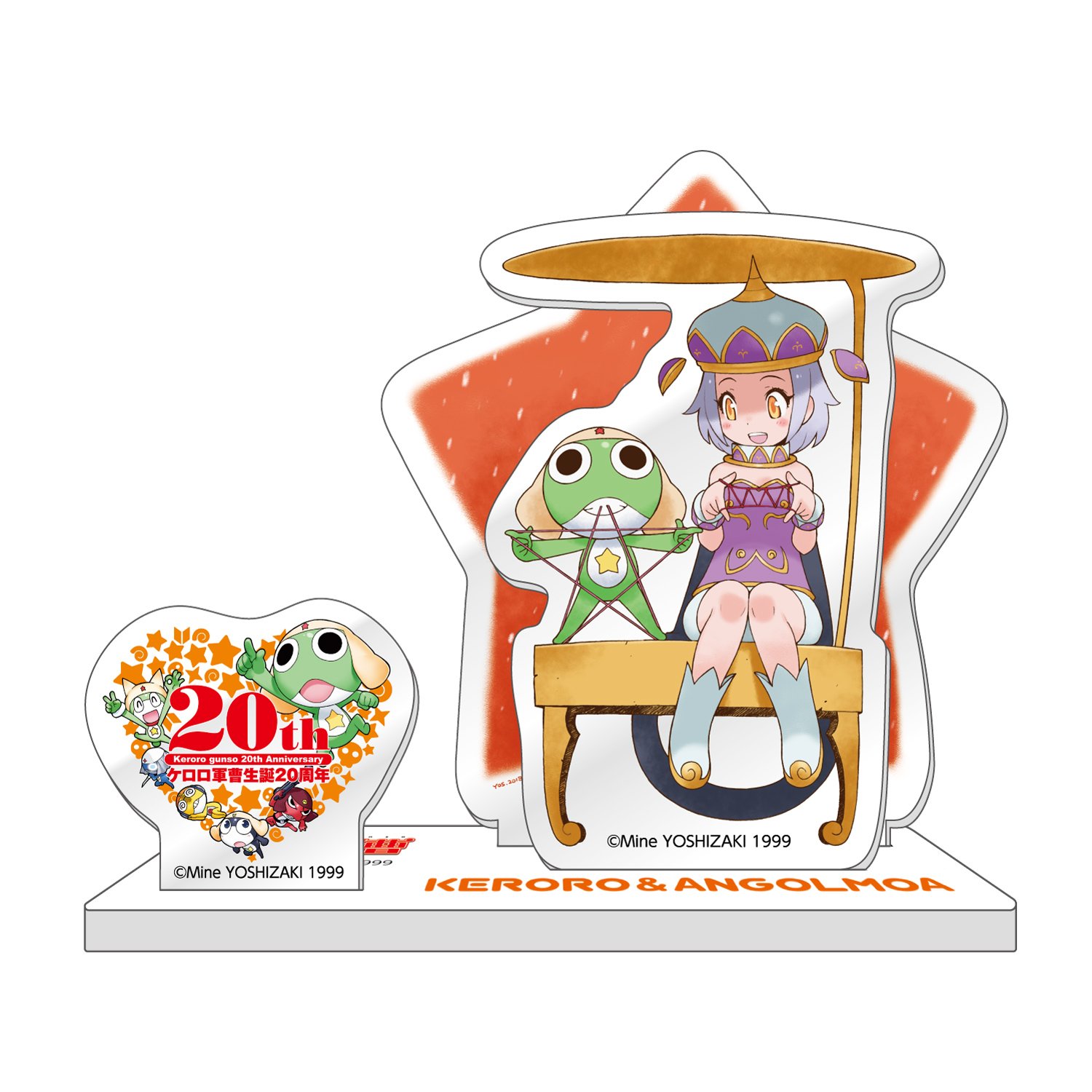 ケロロ軍曹　ケロロ　モア　冬樹　20周年　アクリルスタンド　JOL原宿　缶バッジ ケロロ軍曹ケロロモア冬樹20周年アクリルスタンドJOL原宿缶バッジ