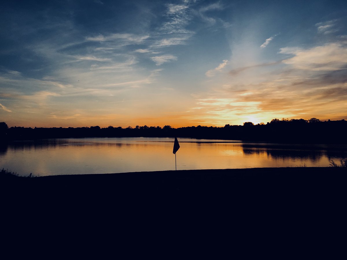 This evening!  A great walk! #Ironwood #6 Lake Course.