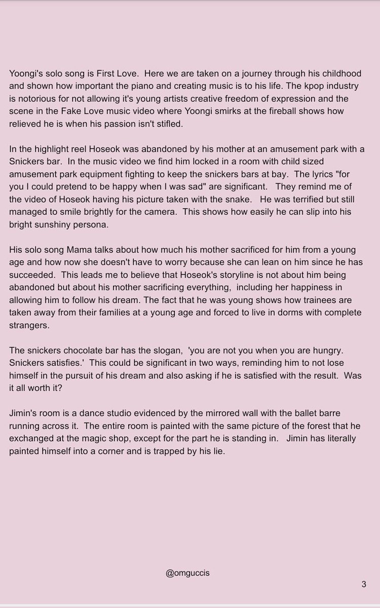 omguccis's tweet photo. Fake Love Theory

Here is my take on this era's concept and the meaning of the Fake Love music video... a thread.

Enjoy

@BTS_twt https://t.co/jb3HvfX9Il