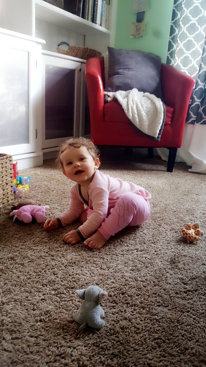 Kendra_D_Miller's tweet image. So glad I got to spend my night as Auntie K to this almost 1 year old. #millergirls