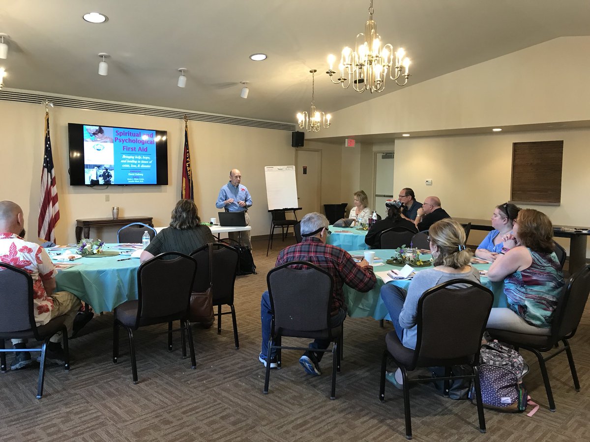 heartlandshield's tweet photo. Emotional and Spiritual Care Training with Major David Dalberg, Peoria! @SalArmyEDS @salarmypeoria https://t.co/WXmqejFxEq