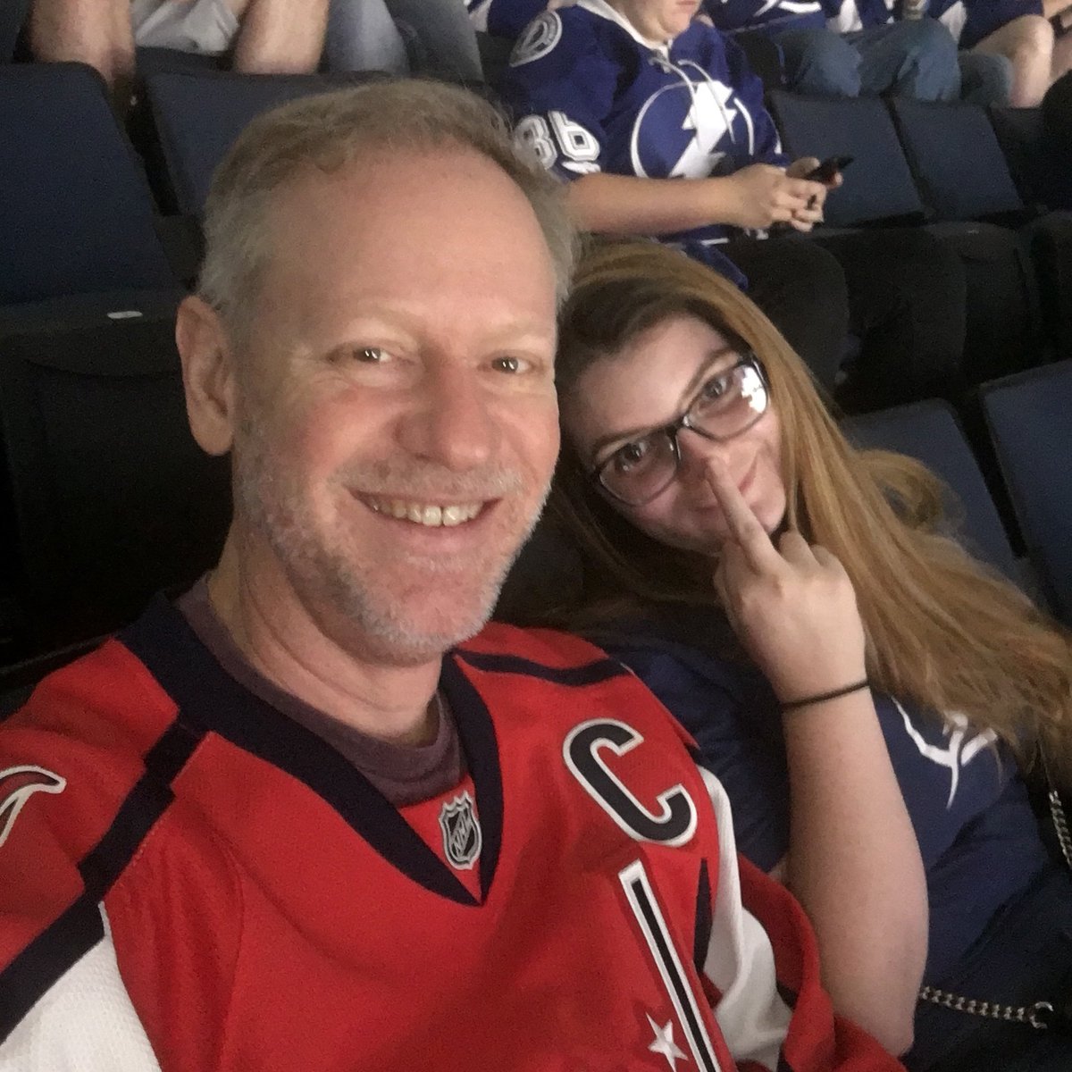 AndyCruiser's tweet photo. Stomach in a knot but feeling a lot better than everyone around me. #capsplayoffs #CapsBolts #CAPSIN7 https://t.co/H3CFH9Smxi