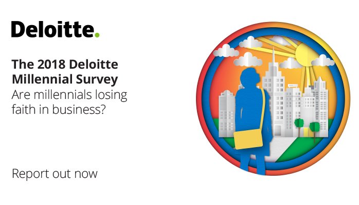 Green_Dot's tweet photo. #GenZ loyalty to employers is lower than #millennials - with 59% expecting to stay with their #employers for less than two years. Find out more in the 2018 Millennial Survey: https://t.co/3D73p5lDSw https://t.co/Tjy6WnMvqE