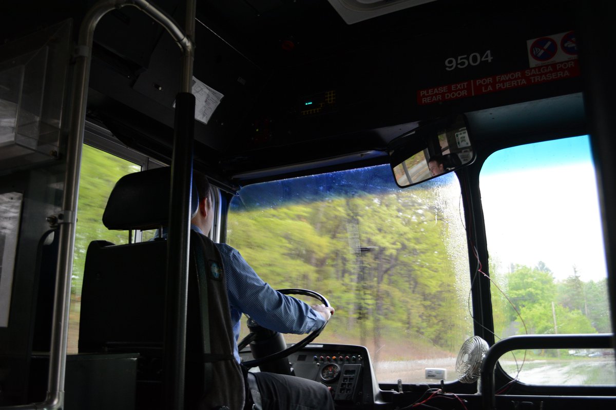 JFabi's tweet image. This weekend's #PromBus, as driven by the @MITTransitLab's very own @esmiller90.