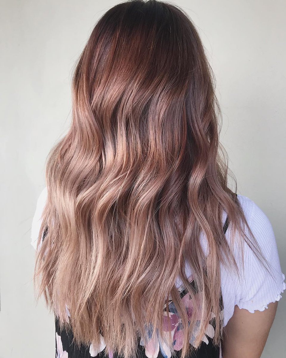 WellaEducation's tweet photo. Is it just us? Or is this #rosebrown making you blush. ☺️ @jamiekeikohair #WellaLife #WellaHair #WellaEducation https://t.co/AHjEvJ2HaX
