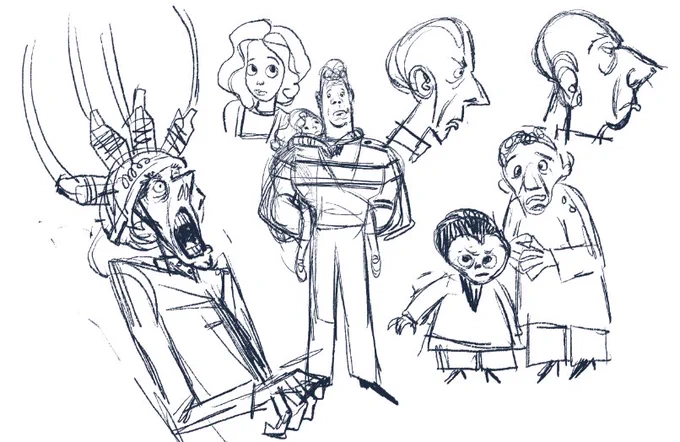 City of Lost Children sketches 