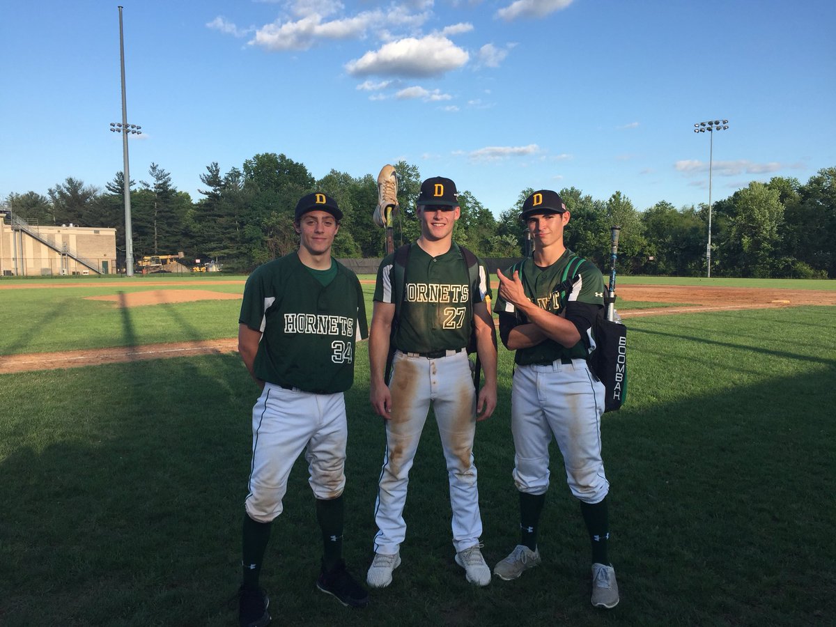 coach12blake's tweet photo. Lots of fun tonight watching these 3 Seniors play in the Montgomery County Senior All-Star Game. @ethanw_45 &amp; @ManionConnor pitched 2 scoreless innings. Hitting E w/ a BB and double and CJ w/ a single. @bradleyjamison6 threw 1 runner out and managed his teams pitchers to 7-1 W! https://t.co/spxh2MdHzX